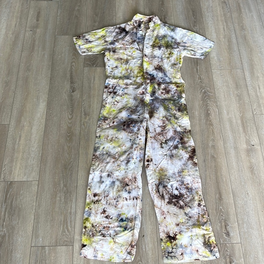 Tie Dye Coveralls Jumpsuit Size Medium